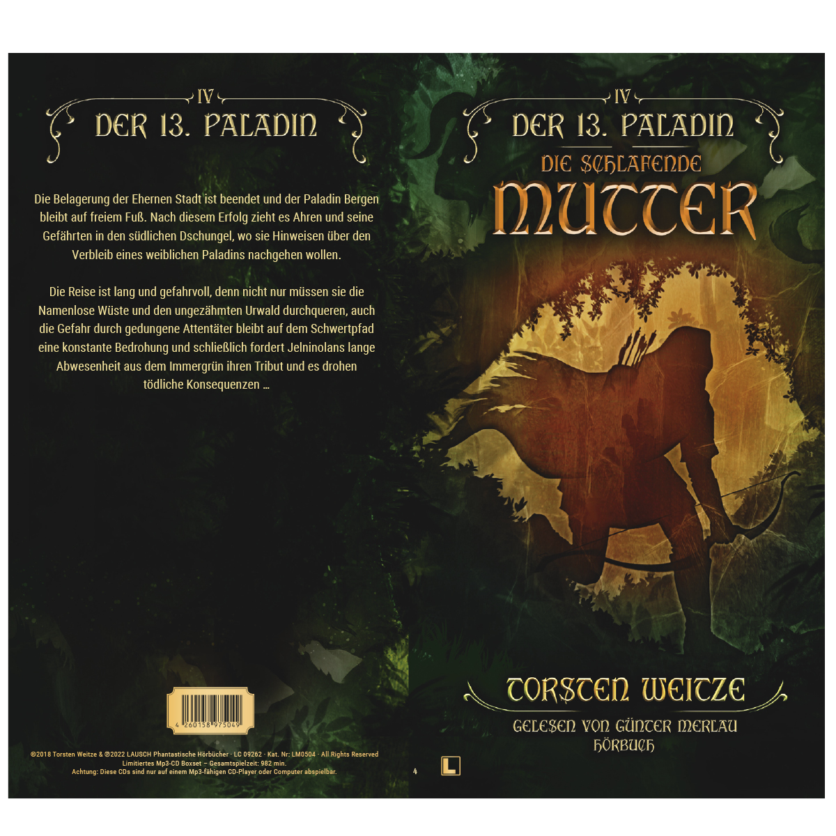Der 13. Paladin - 04 - Die schlafende Mutter - MP3-CD Set