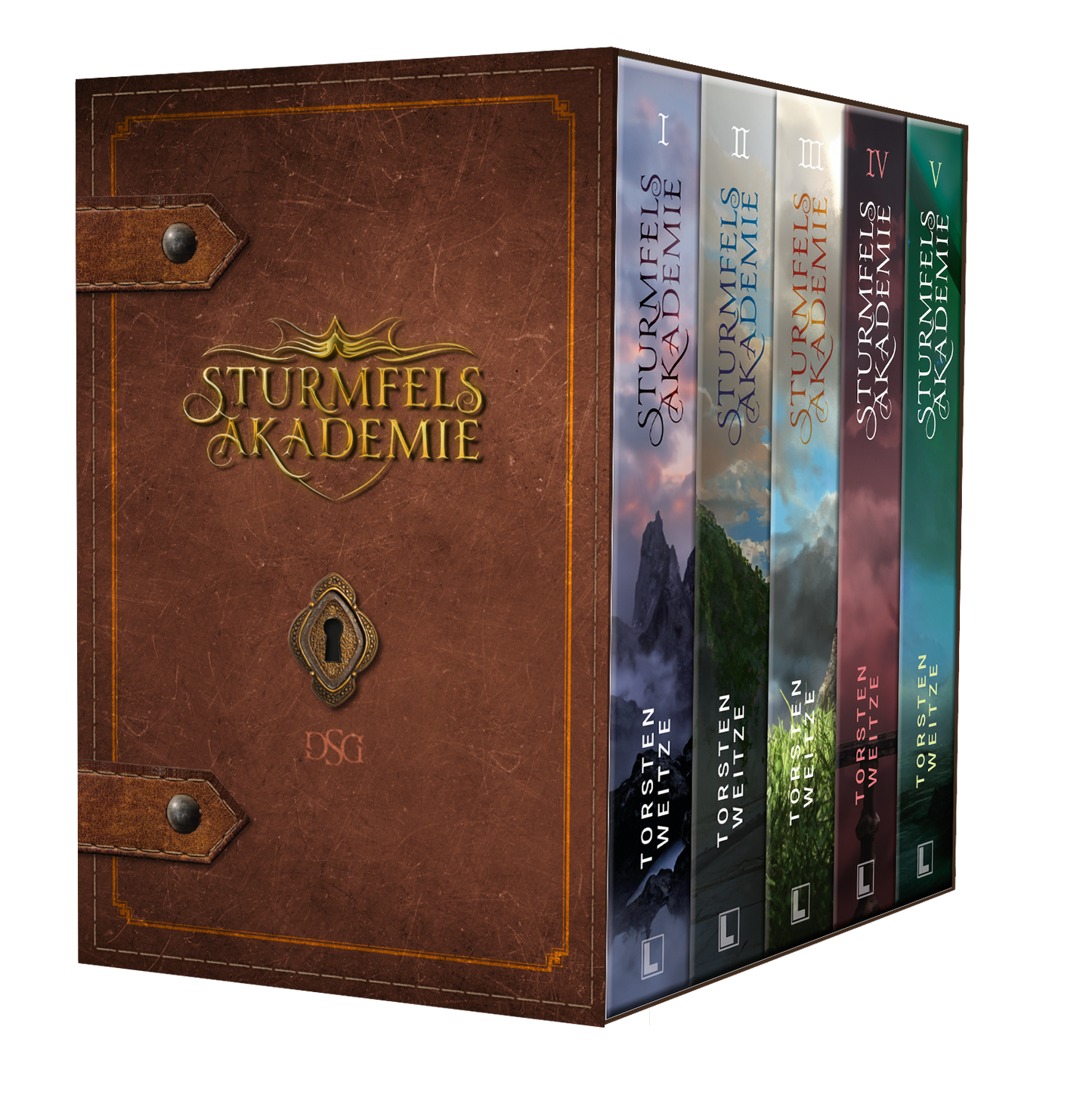 Sturmfels Akademie - die komplette Reihe als limitiertes Schmuckausgaben Boxset - mit diversen Extras - Vorbestellung