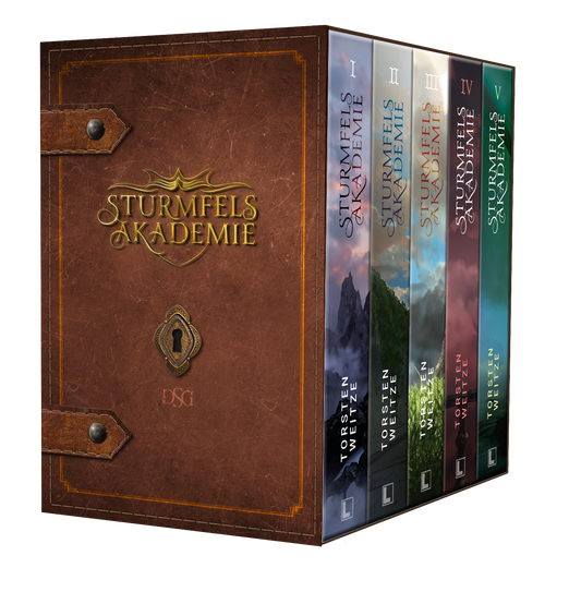 Sturmfels Akademie - die komplette Reihe als limitiertes Schmuckausgaben Boxset - mit diversen Extras - Vorbestellung
